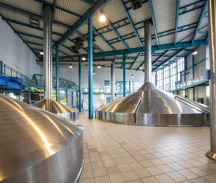 Warzelnia Browaru w Żywcu łączy wieloletnie tradycje piwowarskie z nowoczesnymi technologiami produkcji. Fot. Materiały prasowe / Grupa Żywiec