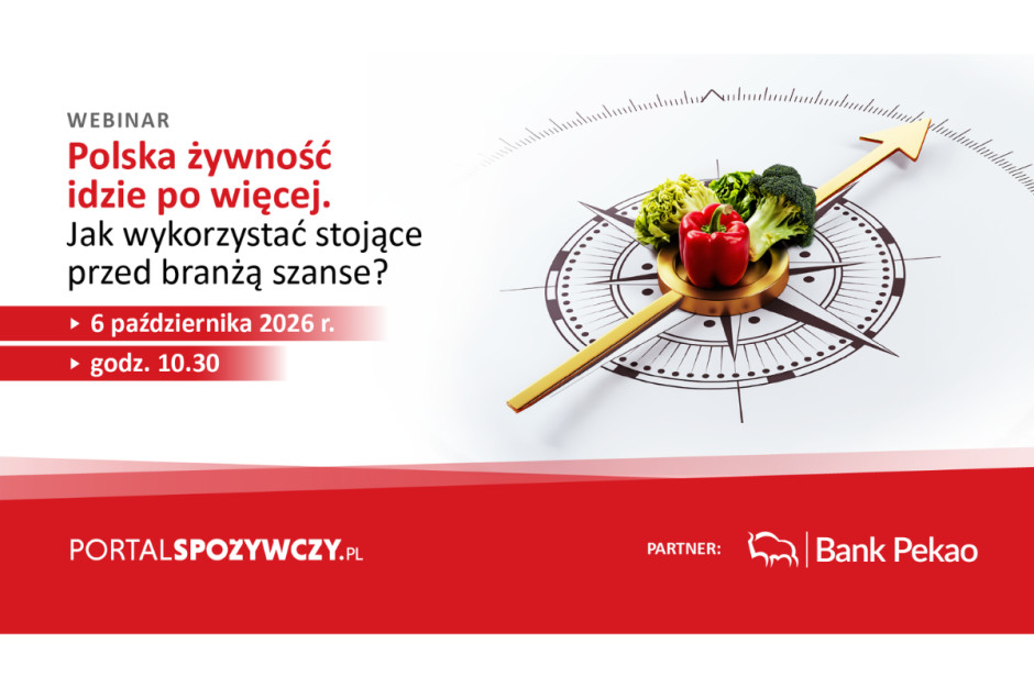 "Polska żywność idzie po więcej". Webinar już 6 października o godz. 10:30